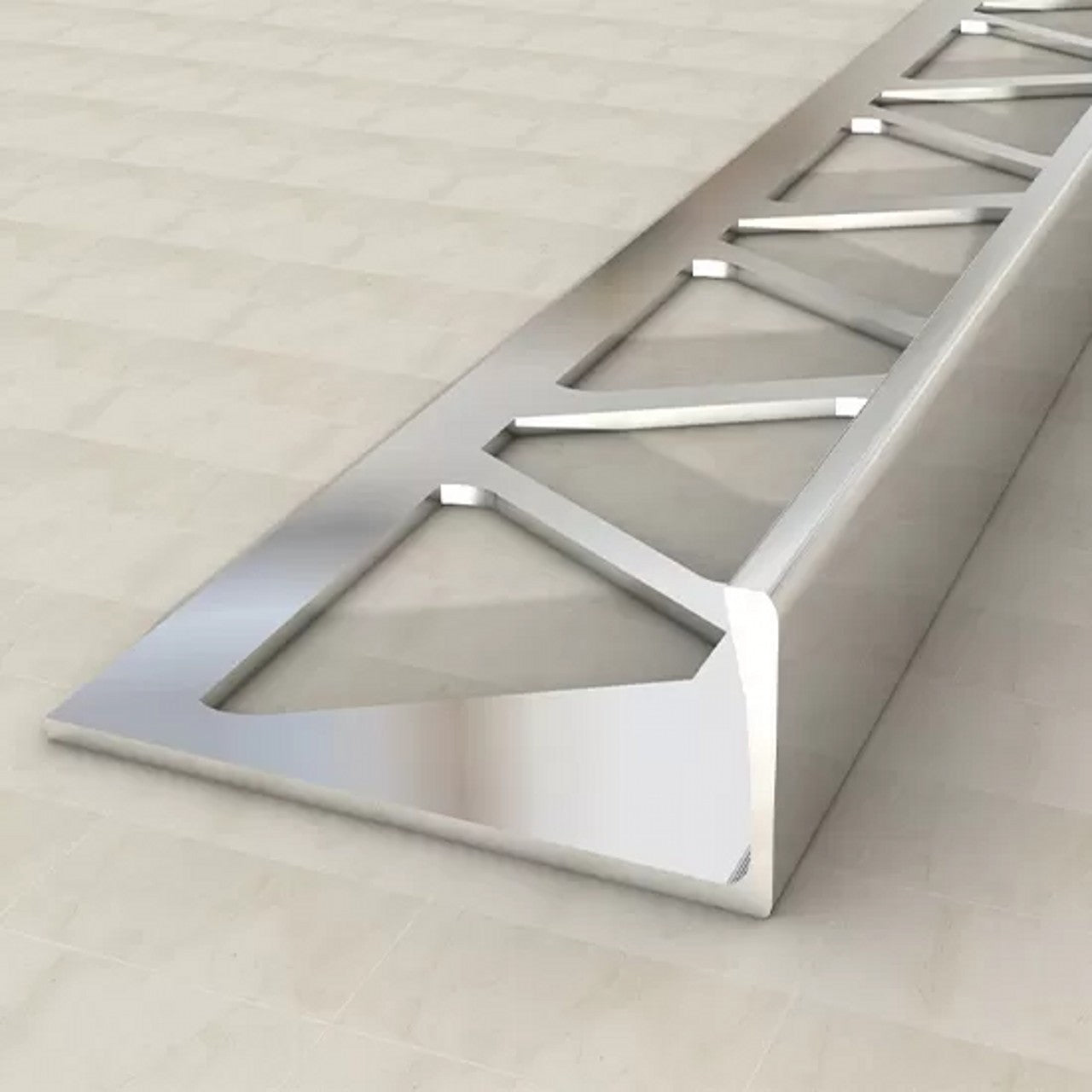 10MM Paslanmaz Dik Bitim  Profili - Samet Profil