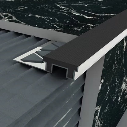 10mm Lastikli Merdiven Profili - Samet Profil